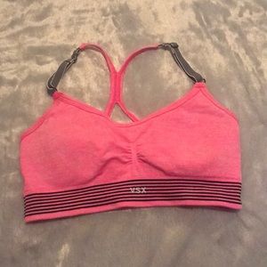 VSX hot pink small sports bra like new